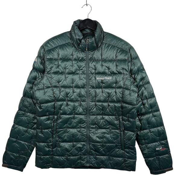 Vintage Mont-Bell Mini Spellout Full Zip Puffer Jacket M